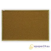 Tablice i flipcharty - TABLICA KORKOWA 2X3 W RAMIE MDF 90 X 60 CM - miniaturka - grafika 1