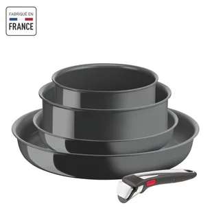TEFAL INGENIO Renew 5-częściowy zestaw naczyń kuchennych, indukcyjny, ceramika nieprzywierająca, ekologiczny, wyprodukowany we Francji L2619002 - Zestawy garnków i patelni - miniaturka - grafika 1