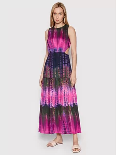 Sukienki - Desigual Sukienka letnia August 22SWVW31 Różowy Regular Fit - grafika 1