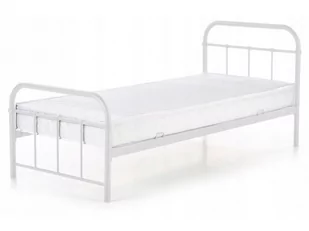 Łóżko Stalowe 90x200 LINDA Białe ean: 5905248109780 - Łóżka - miniaturka - grafika 1