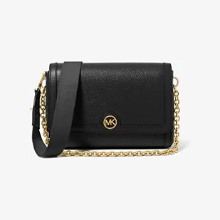 Michael Kors Damska torba Sm CNV CHN Pchte Xbody, czarna, rozmiar uniwersalny, czarny, jeden rozmiar - Torebki damskie - miniaturka - grafika 1