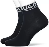 Skarpetki damskie - HUGO Skarpetki damskie (pakiet 2), Black1, 39-42 EU - miniaturka - grafika 1
