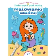 Kolorowanki, wyklejanki - Malowanka wodna A4 Zwierzęta pod wodą - miniaturka - grafika 1