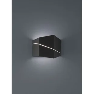 Trio Leuchten Zorro nowoczesny kinkiet LED, czarny mat, 18 cm - Lampy ścienne - miniaturka - grafika 1