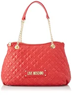 Torebki damskie - Love Moschino Damska torba na ramię Jc4320pp0fla0500, czerwona, rozmiar uniwersalny, czerwony, jeden rozmiar - miniaturka - grafika 1