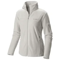Bluzy sportowe damskie - Bluza damska Columbia Fast Trek™ II Jacket Rozmiar: S / Kolor: biały - miniaturka - grafika 1