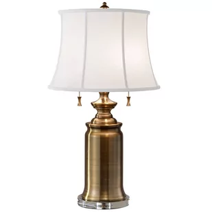 Elstead Lighting Stateroom 2Lt Table Lamp Bali Brass FE/STATERM TL BB Elstead lampa stołowa stylowa abażurowa FE/STATERM TL BB) - Lampy stojące - miniaturka - grafika 1