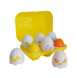 Tomy, Jajeczka z dźwiękami, 6 szt. - Sortery dla dzieci - miniaturka - grafika 1