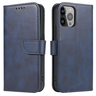 Magnet Case elegancki futerał etui pokrowiec z klapką i funkcją podstawki Xiaomi Redmi K40 Pro+ / K40 Pro / K40 / Poco F3 / Mi 11i niebieski - Etui i futerały do telefonów - miniaturka - grafika 1