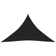 Parasole ogrodowe - vidaXL Lumarko Żagiel przeciwsłoneczny, 160 g/m, czarny, 3x3x4,2 m, HDPE! 311749 - miniaturka - grafika 1