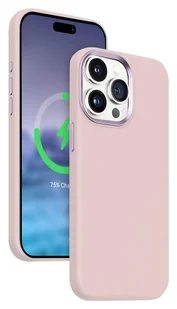 Crong Color Cover LUX Magnetic - Etui iPhone 15 Pro Max MagSafe różowy - Etui i futerały do telefonów - miniaturka - grafika 1