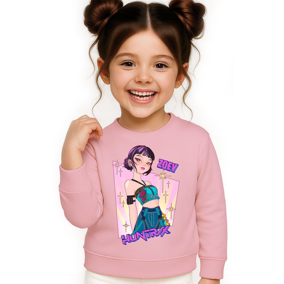 BLUZA DZIECIĘCA HUNTRIX ZOEY KPOP 146-152 BAWEŁNIANA JAKOŚĆ