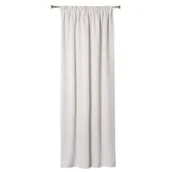 Zasłony - Zasłona z taśmą TULON 140 x 260 cm beżowy - miniaturka - grafika 1