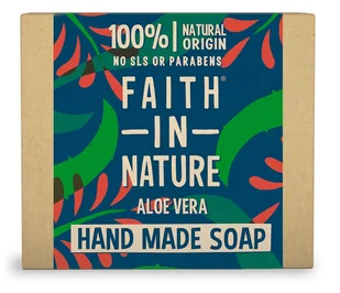 Faith in Nature Wiara w Naturę - Ziołowe mydło w kostce z prawdziwym Aloe Vera, 100g - Mydła - miniaturka - grafika 1