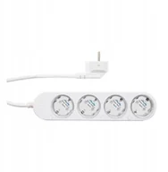 Listwy zasilające - Steckdosenleiste Power Strip 4 Gen4weiß, 1,5 Meter Kabel, mit Energiemessung Shelly_PS4_Gen4_w - miniaturka - grafika 1