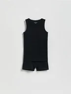 Skarpetki dla dzieci - Reserved - Bawełniany komplet - czarny - miniaturka - grafika 1