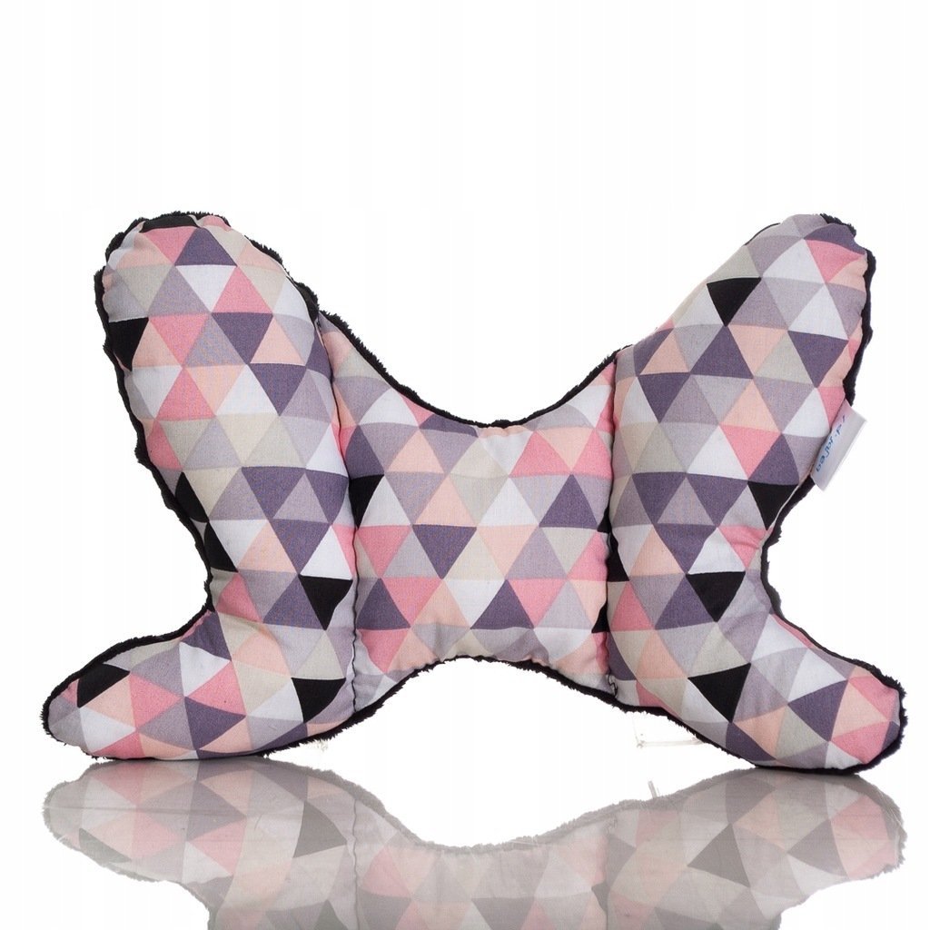 Poduszka Podróżna Motylek Antywstrząsowy Minky