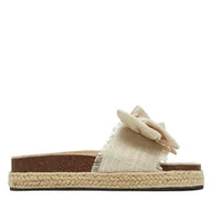 Espadryle damskie - Espadryle DeeZee 92529 Beżowy - miniaturka - grafika 1