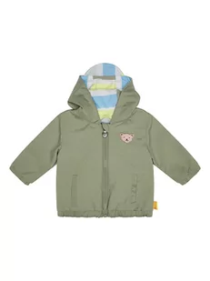 Steiff Dwustronna kurtka w kolorze khaki - Bluzy i sweterki niemowlęce - miniaturka - grafika 1