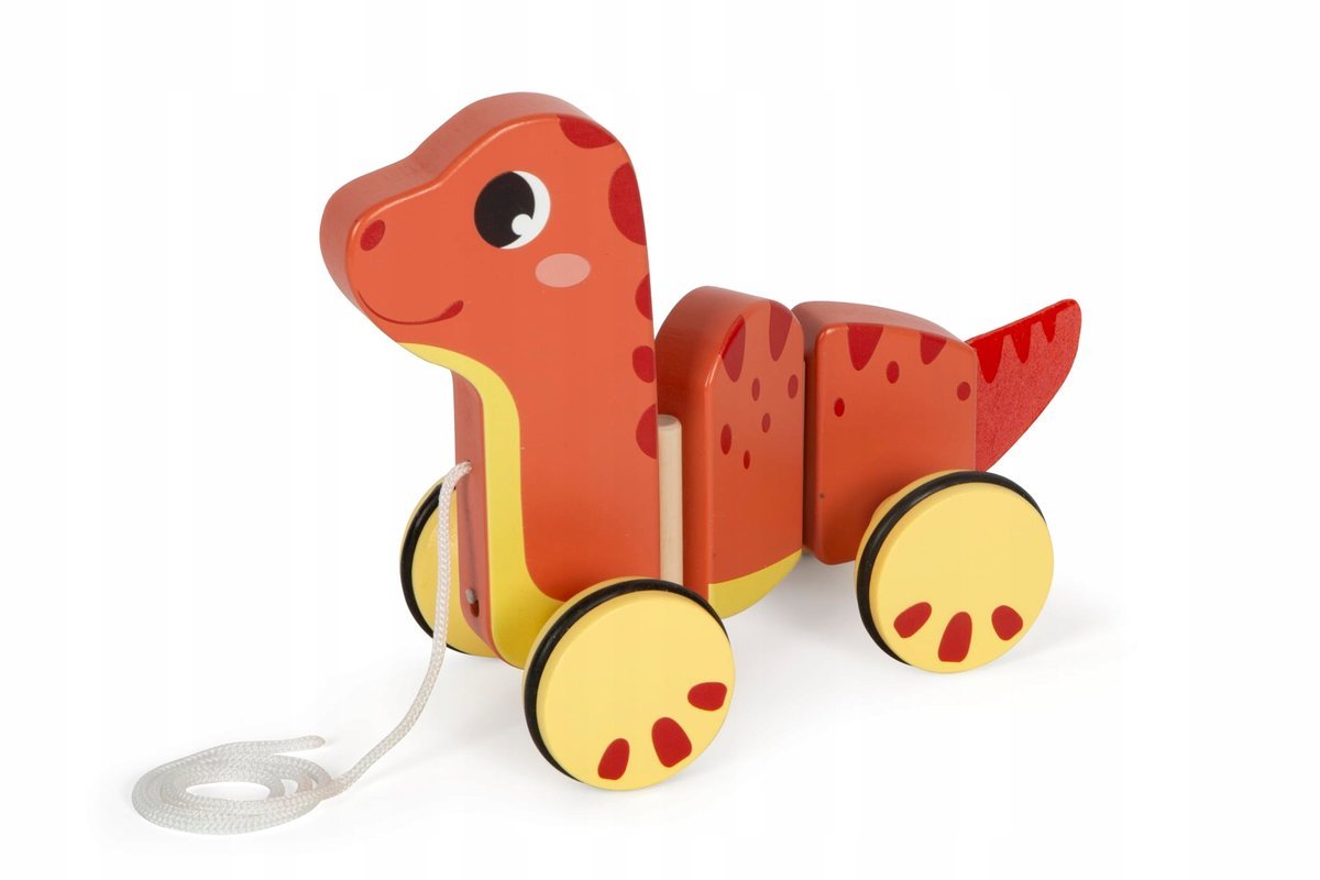 SMALL FOOT Dino Zabawka Do Ciągnięcia FSC Drewno Dla Dzieci 12m+