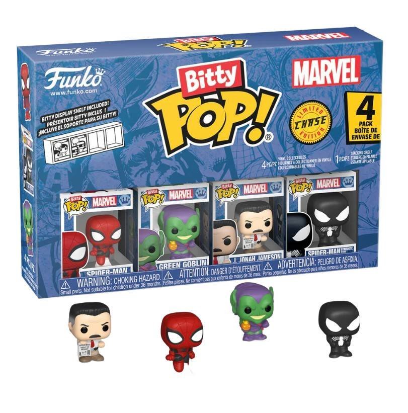 funko pop! marvel bitty 4 pack 2.5cm spider-man green goblin figurka