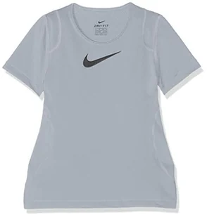 Nike dziewczęcy G Np Top Ss T-shirt Cool Grey/(Black) M - Koszulki i topy damskie - miniaturka - grafika 1