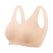 Biustonosze - Bezszwowy biustonosz z ozdobnym tłoczeniem - miniaturka - grafika 1