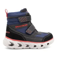 Buty dla chłopców - Botki Skechers 405052N NVBK - miniaturka - grafika 1