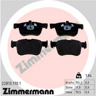 Klocki hamulcowe - Klocki hamulcowe - komplet ZIMMERMANN 22813.170.1 - miniaturka - grafika 1