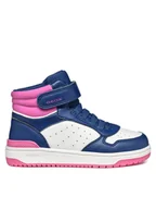 Buty dla dziewczynek - Geox Sneakersy J Washiba Girl J36HXA 05415 C4211 D Granatowy - miniaturka - grafika 1
