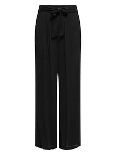 ONLY Spodnie w kolorze czarnym - Spodnie damskie - miniaturka - grafika 1