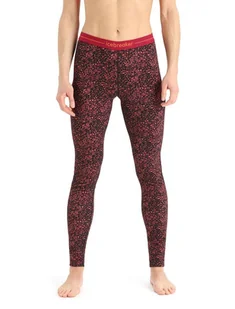 Legginsy termiczne damskie Icebreaker 200 OASIS bordowe IB0A56HY595 - Legginsy - miniaturka - grafika 1