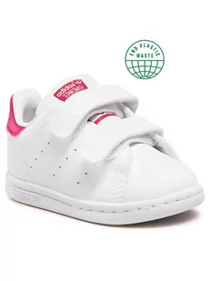Adidas Buty Stan Smith Cf 1 FX7538 Biały - Buty dla dziewczynek - miniaturka - grafika 1