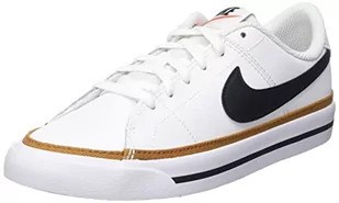 Nike Court Legacy sneakersy chłopięce, White Black Desert Ochre Gum Light Brown, 36 EU - Buty dla chłopców - miniaturka - grafika 1