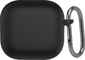 Pozostałe akcesoria do telefonów - Beline AirPods Silicone Cover Air Pods 4 czarny/black - miniaturka - grafika 1