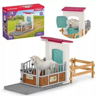 Schleich Horse Club - Zagroda dla koni, figurki dla dzieci 5+ - Figurki dla dzieci - miniaturka - grafika 1
