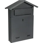 Skrzynki na listy - Skrzynka na listy (zam.zas.) d.skos. an/szary - miniaturka - grafika 1