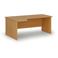Biurka - Biurko narożne PRIMO WOOD, 1800 x 1200 mm, lewe, buk - miniaturka - grafika 1