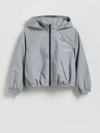 Kurtki i płaszcze dla dziewczynek - Reserved - Kurtka wiatrówka - jasnoszary - miniaturka - grafika 1