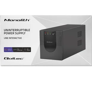 QOLTEC ZASILACZ AWARYJNY UPS LINE INTERACTIVE | MONOLITH | 1500VA | 900W - Zasilacze awaryjne UPS - miniaturka - grafika 6