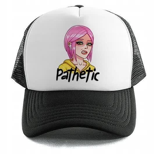 Czapka Czarna Daszek Na Lato Kobiece PATHETIC Wz