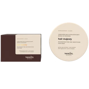 Resibo Hair Majesty, odbudowująco-wygładzająca maska do włosów, 175 ml - Maski do włosów - miniaturka - grafika 1