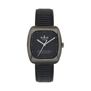 Zegarek Zegarek adidas Retro Wave One AOSY24527 Czarny - Zegarki męskie - miniaturka - grafika 1