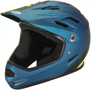 Kask full face BELL SANCTION agility matte blue hi-viz - Kaski rowerowe - miniaturka - grafika 2