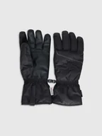 Rękawice narciarskie - 4F Rękawiczki narciarskie Thinsulate z membraną NeoDry męskie - czarne XL - miniaturka - grafika 1