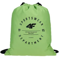 Torby sportowe - Worek na buty 4F M055 4FJWAW23AGYMM055 (kolor Zielony) - miniaturka - grafika 1