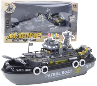 Łódź patrolowa św/dźw 22999 53484 - Modele zdalnie sterowane - miniaturka - grafika 1