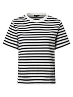 Koszulki i topy damskie - Marie Lund - T-shirt damski, biały|niebieski|wielokolorowy - miniaturka - grafika 1