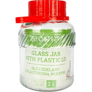 Browin Słoik 2 L z plastikową pokrywą - Pojemniki kuchenne - miniaturka - grafika 1