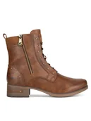 Botki damskie - Mustang Trzewiki 1229-522 BIG Brązowy - miniaturka - grafika 1